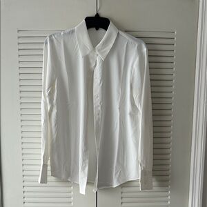 Mango White Dress Shirt Size: 6